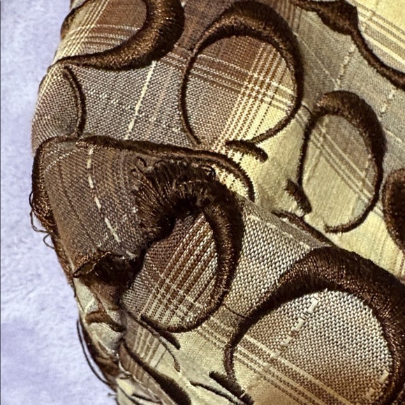 Coach Brown and Tan Signature Tote - Picture 10 of 10